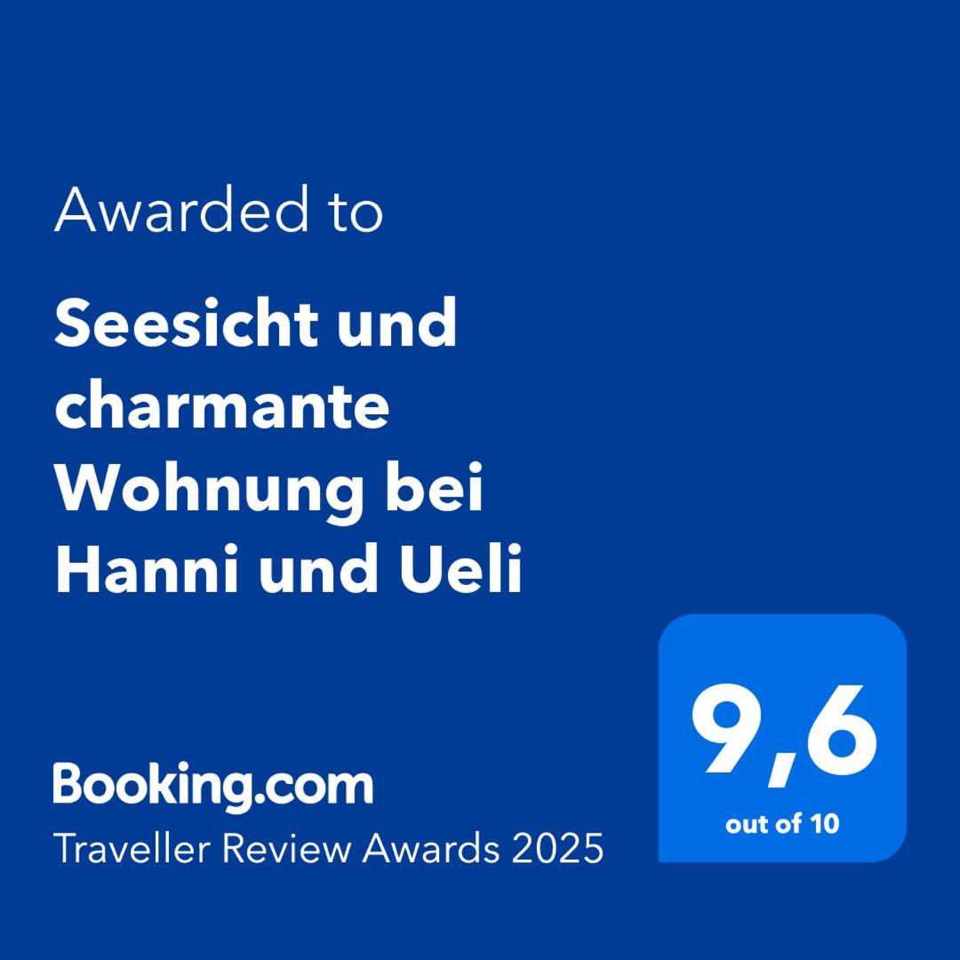 Seesicht Und Charmante Wohnung Bei Hanni Und Ueli Bottighofen Екстериор снимка
